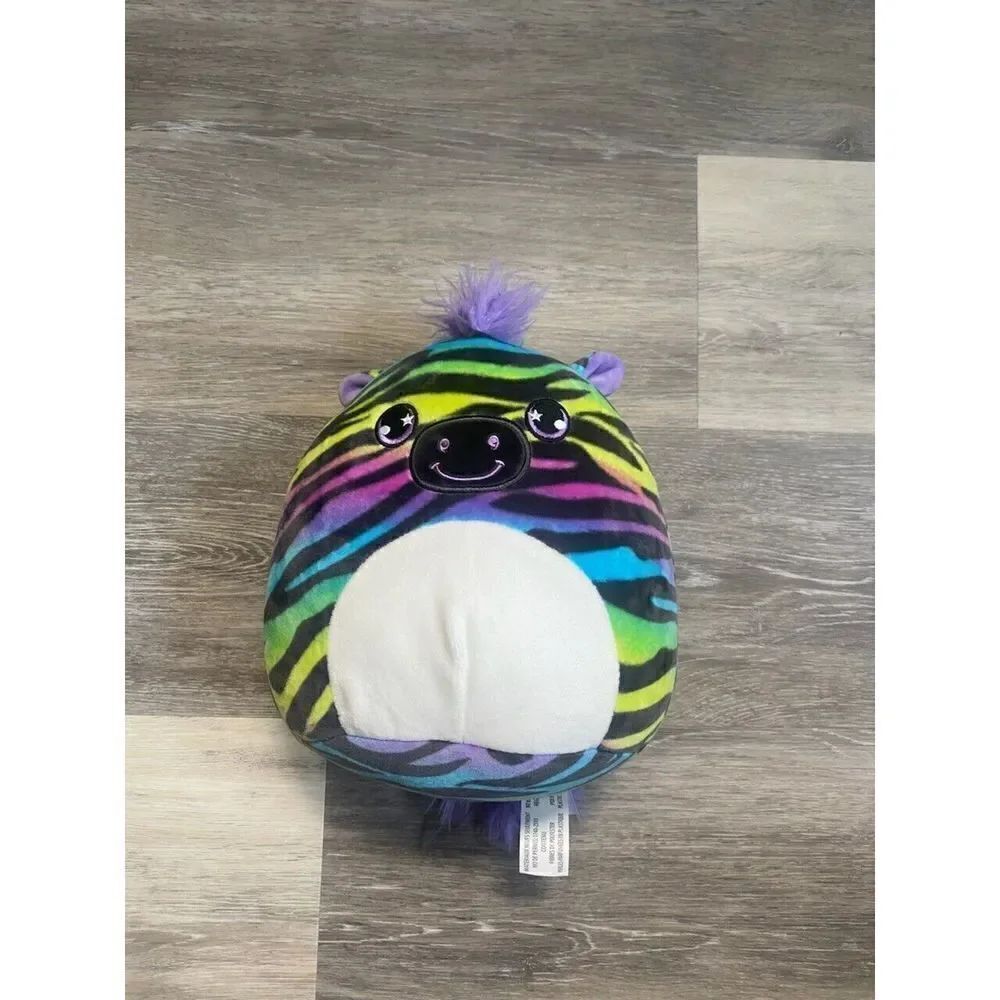 Squishmallows Ravalia The Rainbow Zebra Plush Toy 8” Stuffed Animal